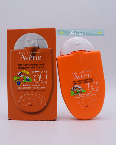 Protezione solare 50+ bambino stick zone sensibili e viso