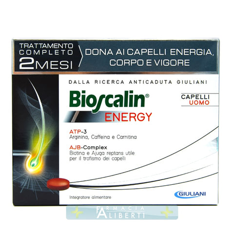 Trattamento anti caduta capelli bioscalin energy uomo 60 compresse