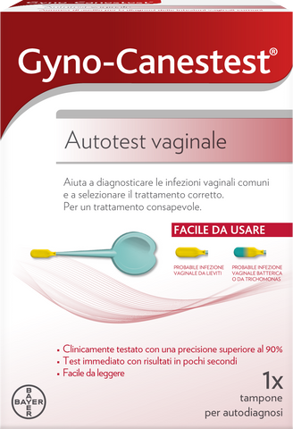 Gyno-Canestest Autotest Vaginale (vaginosi batterica, tricomoniasi, candida) - Farmacia Aliberti