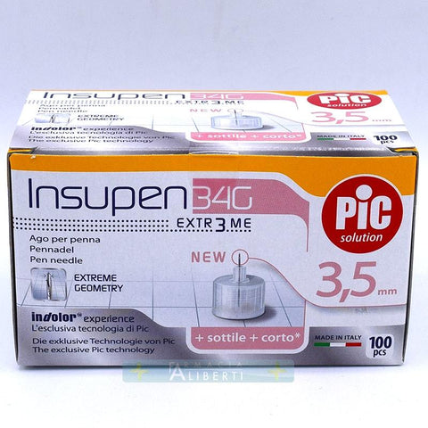 Pen needle insupen 3,5 mm 34 g - Farmaciaalibertishop.it