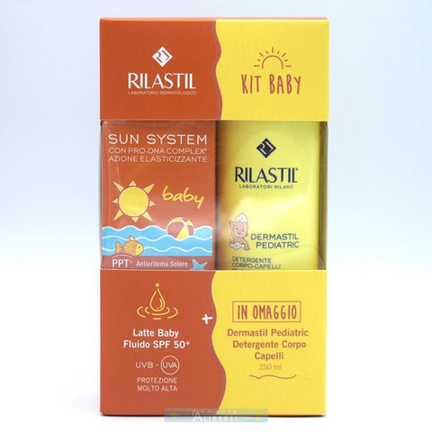 RILASTIL SUN SYSTEM CREMA SOLARE BAMBINO SPF 50 KIT BABY - Farmaciaalibertishop.it