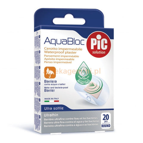 Pic aquabloc rotondo 20 cerotti - Farmacia Aliberti