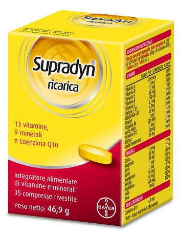 Supradyn ricarica 35 compresse rivestite - Farmacia Aliberti