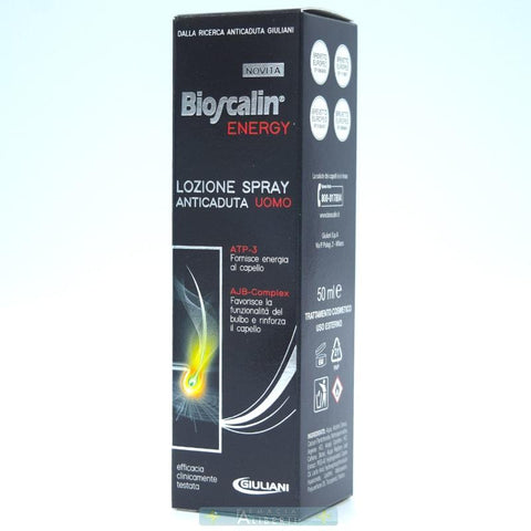 Lozione spray anticaduta capelli uomo Bioscalin energy - Farmaciaalibertishop.it