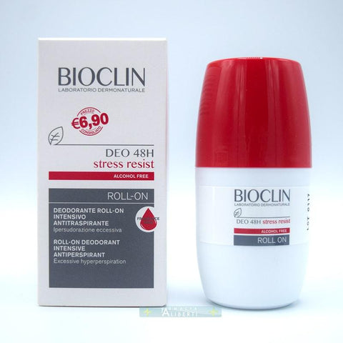 deodorante antitraspirante Bioclin roll-on 48 ore per ipersudorazione - Farmaciaalibertishop.it