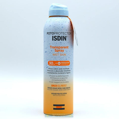 Isdin transparent spray wet skin protezione solare trasparente spray - Farmaciaalibertishop.it