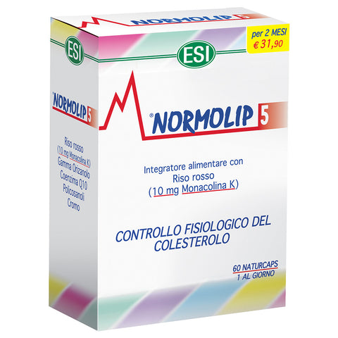 Normolip 5 60 naturcaps - Farmacia Aliberti