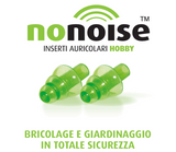 Nonoise inserti auricolari giardinaggio e hobby