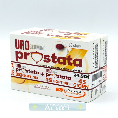 Urogermin prostata 30 soft gel + 15 in omaggio