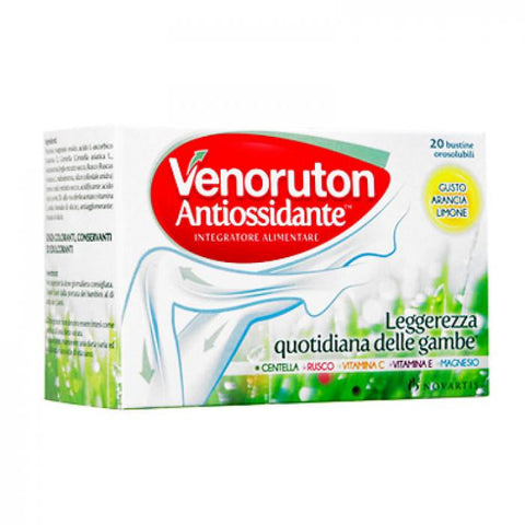 Venoruton antiossidante 20 bustine orosolubili - Farmacia Aliberti