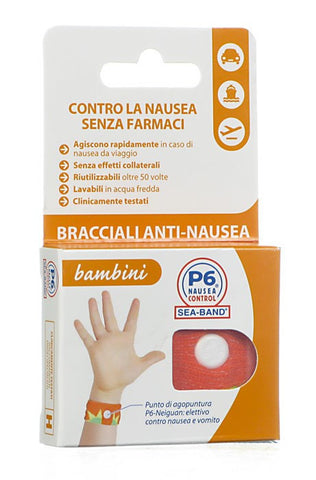 P6 NAUSEA CONTROL SEA BAND BRACCIALE bambini - Farmacia Aliberti