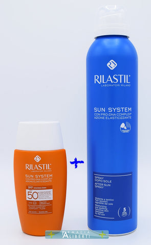 RILASTIL SUN SYSTEM SPF 50+ FLUIDO CONFORT + OMAGGIO DOPOSOLE