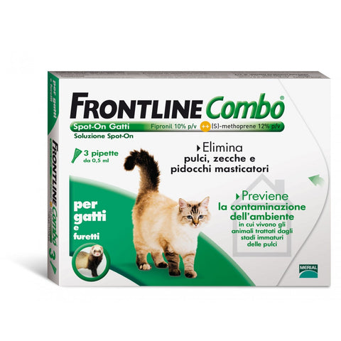 Frontline Combo gatti 3 pipette da 0,5 ml - Farmacia Aliberti