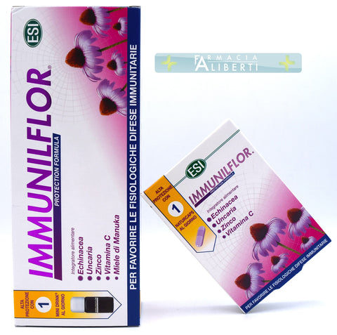 Immunilflor difese immunitarie 12 mini drink + 30 compresse