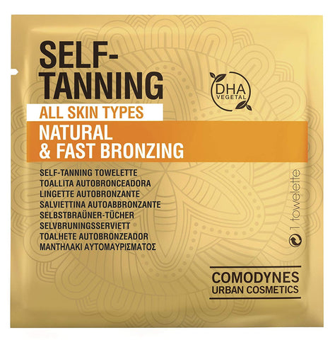 Self tanning fast bronzing salvietta autoabbronzante