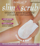 slim & scrub guanto anticellulite snellente esfoliante