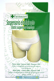 Sospensorio Elasticizzato bianco per sport e decorso post-operatorio (5 taglie disponibili)