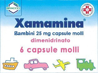 Xamamina bambini 25 mg capsule molli 6 capsule - Farmacia Aliberti